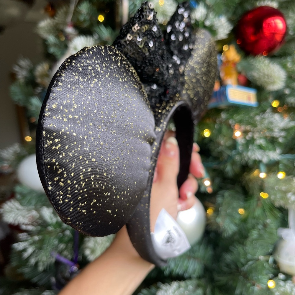 Minnie Ears Black and Gold - Picture 6 of 6